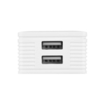 Набор Сетевое ЗУ 2E Wall Charger Dual USB-A 2.1A + кабель USB-C White