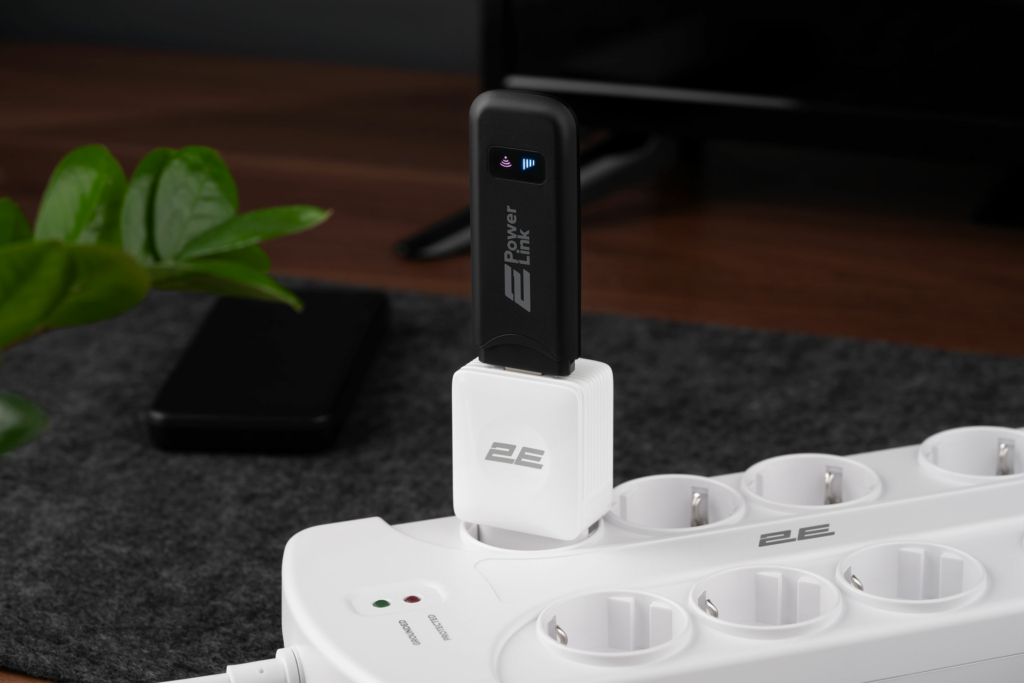 2E Мобільний 4G Wi-Fi маршрутизатор PowerLink (MiFi 1) USB/LTE/1x2FF SIM/WiFi 2.4GHz Black