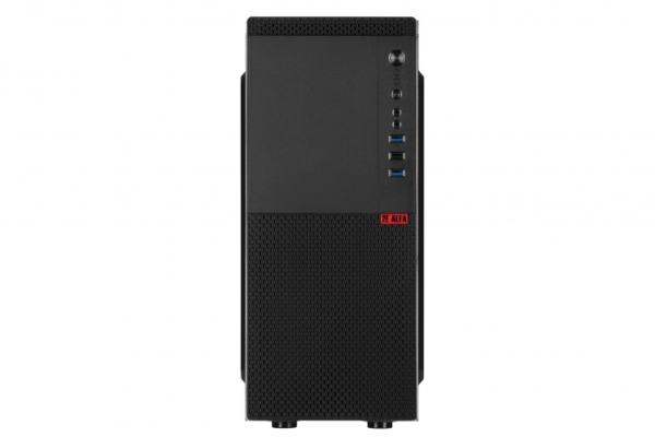 Корпус 2E Alfa E130 без БЖ 2xUSB3.0, 1xUSB2.0, 1×80мм, VGA 320мм, ATX, чорний