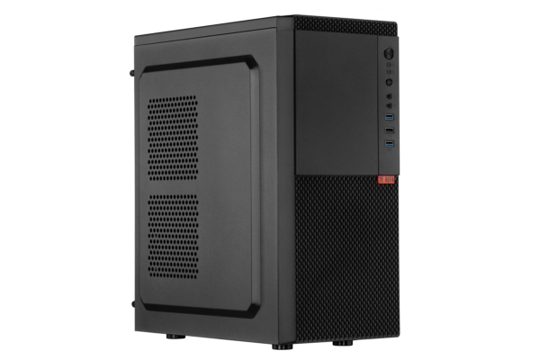 Корпус 2E Alfa E130 без БЖ 2xUSB3.0, 1xUSB2.0, 1×80мм, VGA 320мм, ATX, чорний
