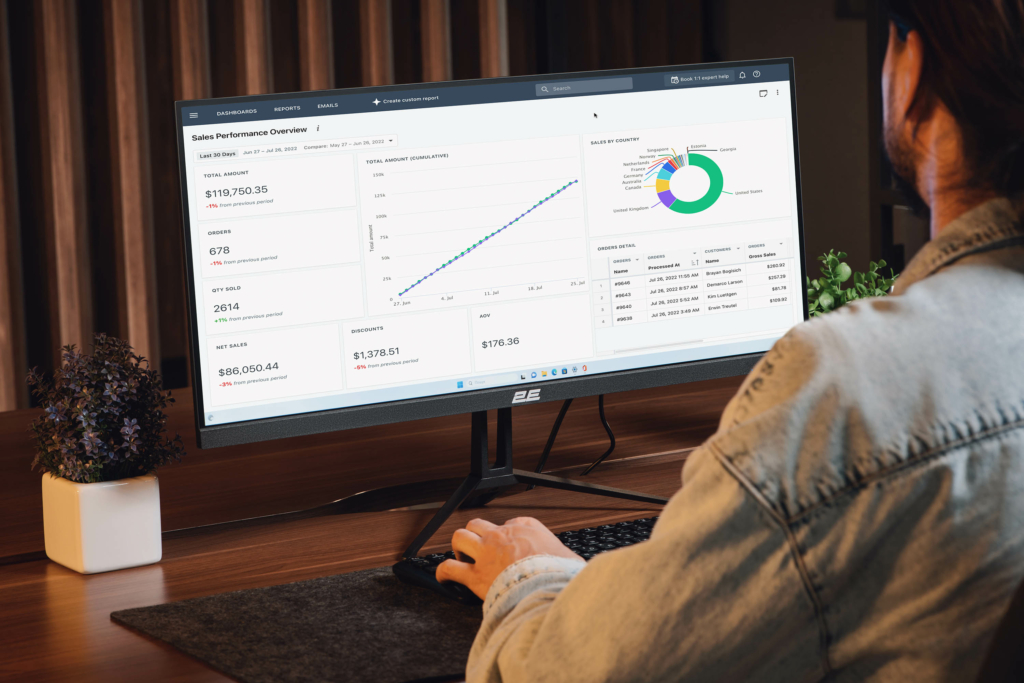 Monitor 2E D2923B Black