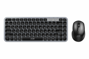 Комплект 2E MK430WBGR Black/Grey