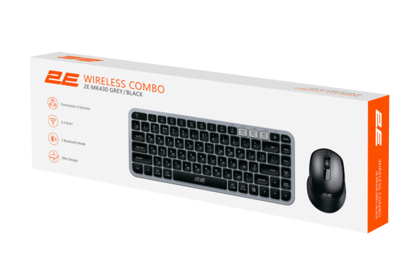 Combo 2E MK430WBGR Black/Grey