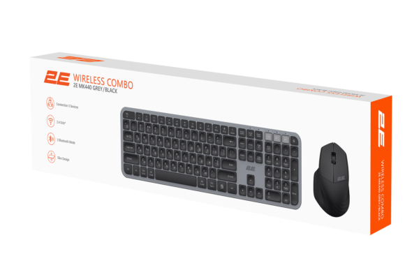 Combo 2E MK440WBGR Black/Grey