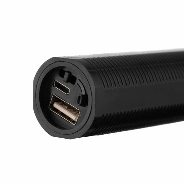 2E Hand Flashlight rechargeable PYB6010BI, micro USB, 500mAh, 1000lm, 1.5W, 3 lighting functions