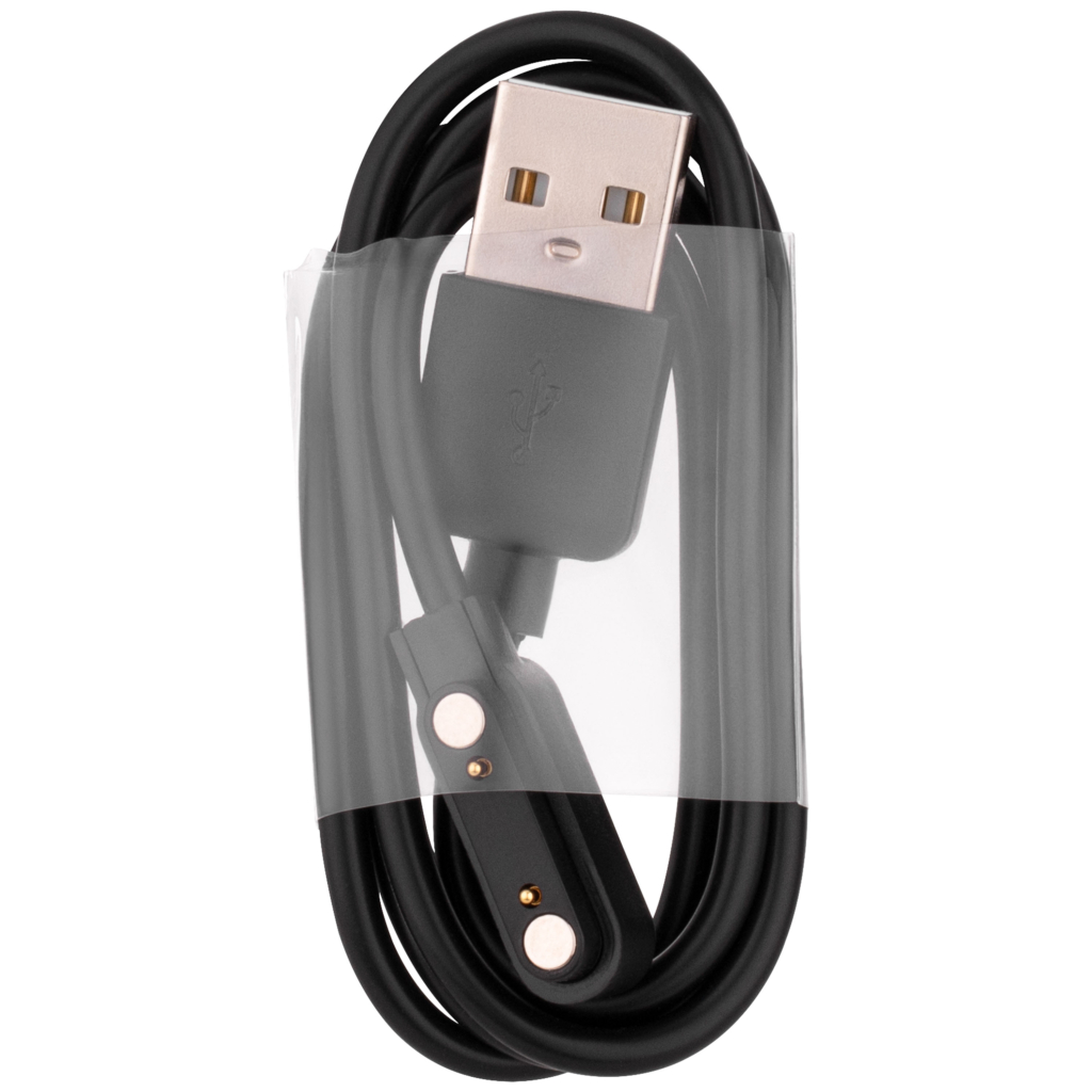 Зарядный кабель USB для смарт-часов 2E Motion GT2, магнитный, черный