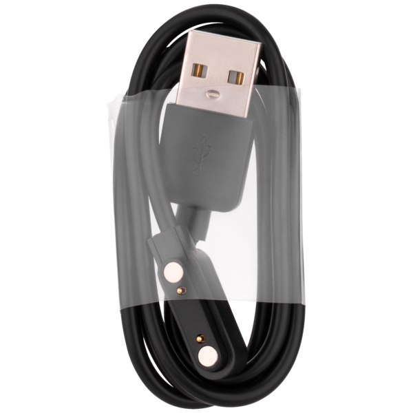 2E USB Charging Cable for Motion GT2 Smart Watch, magnetic, black