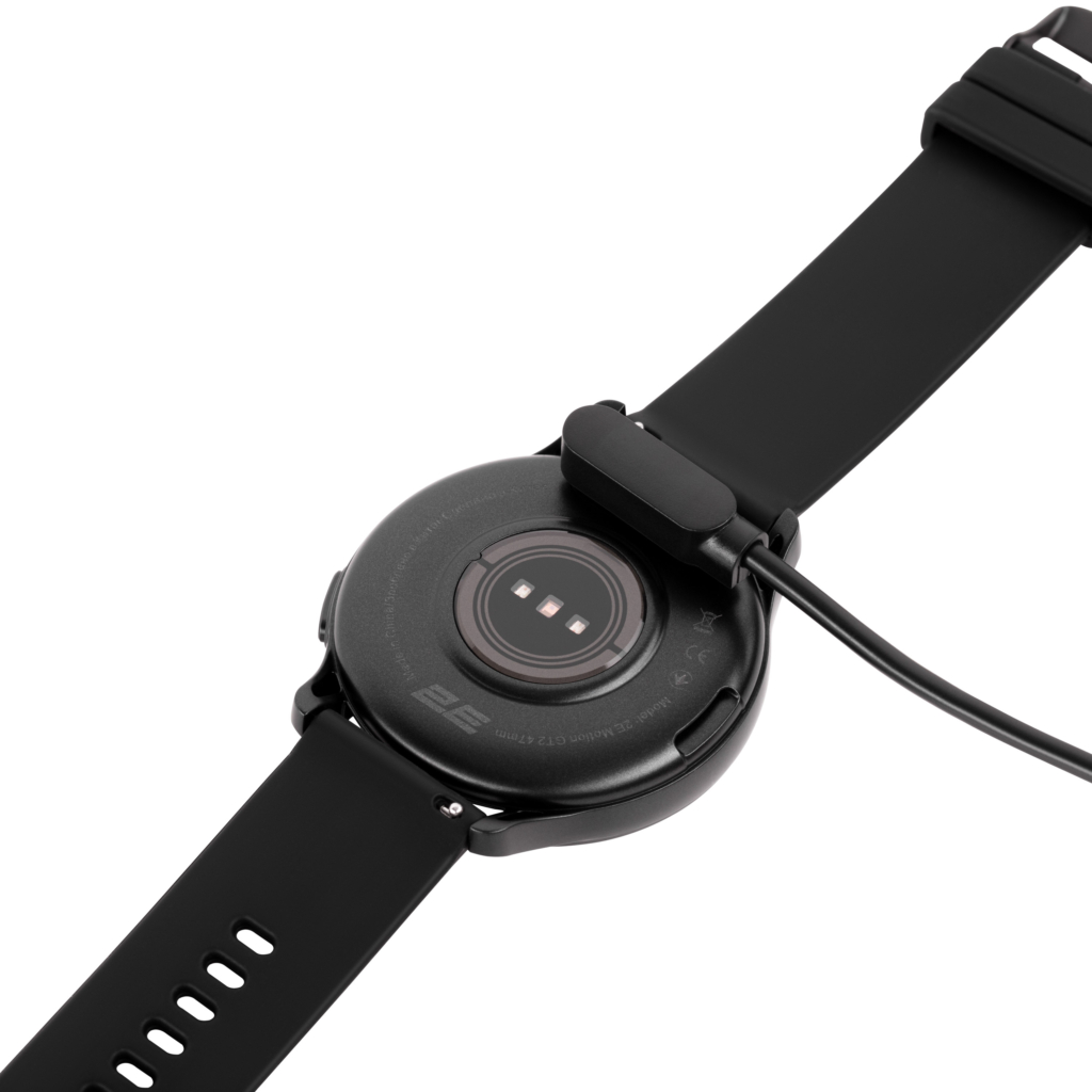 Зарядный кабель USB для смарт-часов 2E Motion GT2, магнитный, черный