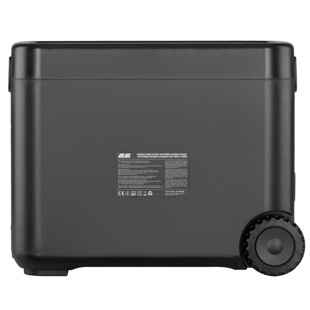 Portable Power Station 2E Gart, 2000 W, 2160 Wh, Fast Charging