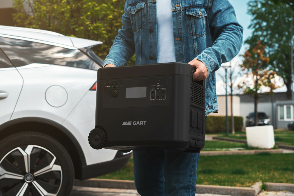 Portable Power Station 2E Gart, 2000 W, 2160 Wh, Fast Charging