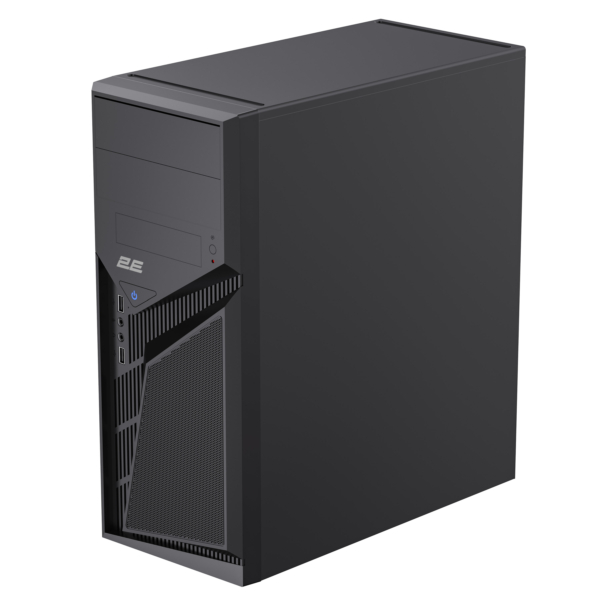 2E Корпус TeamX TMX07 з БЖ 2E ATX400W 2xUSB2.0 1×80мм VGA 310мм, ATX чорний