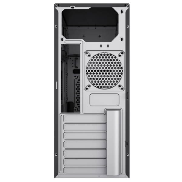 2E Корпус TeamX TMX07 з БЖ 2E ATX400W 2xUSB2.0 1×80мм VGA 310мм, ATX чорний