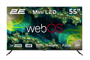 Вперше в Україні телевізори 2Е MiniLED 55″ і 65″!