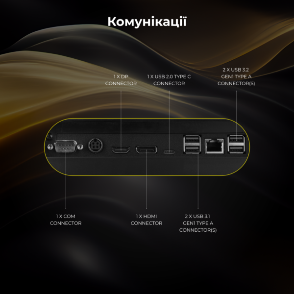 2E Комп’ютер персональний моноблок Rational K6 23.8″ FHD IPS Intel i3-12100, 8Gb, F256GB, UMA, H610, K6.610, 120W, Win11P, чорний