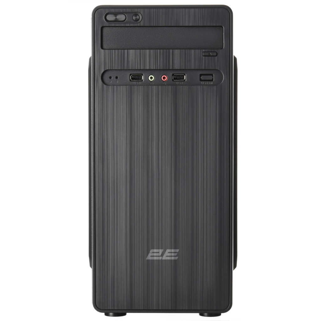 2E Корпус Vigeo TMQ0109, с БП 2E ATX400, 2xUSB2.0, VGA 325мм, mATX, чёрный