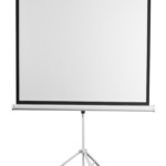 Tripod screen 2E 1:1, 80″, 1.45×1.45 m, MW