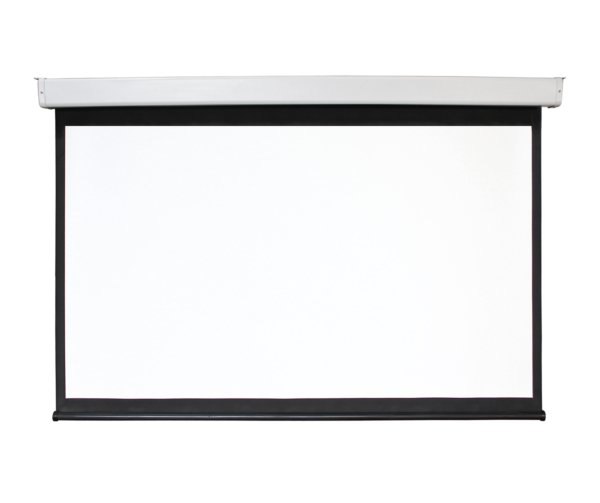 Motorized 2E screen ceiling mount, 16:9, 120″, 2.65×1.48m, MW