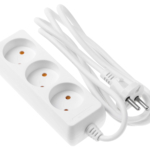 2E Power Strip 3хType C, 2х1mm2, 10A, 1.8m, white