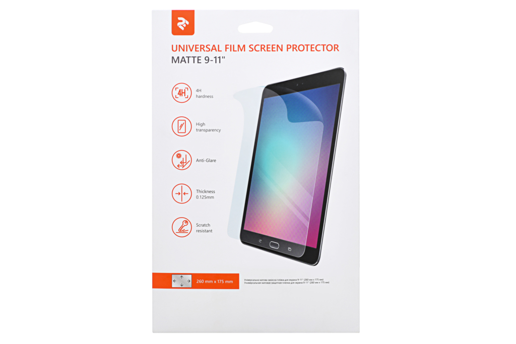 Захисна плівка для екрана 9-11″ (260мм*175мм), матова
