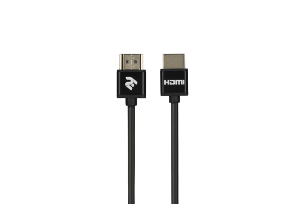 2E Cable HDMI (M/M) 2Е, 2m, 2.0, Slim High Speed Aluminum, black