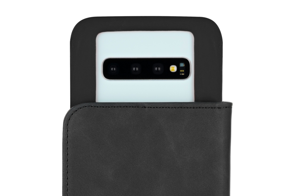 2Е Universal case, 4.5″-5″ (140х70х10 мм), SILK TOUCH, Smoky black