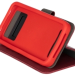 2Е Universal case, 5.5″-6″ (145х75х10 мм), SILK TOUCH, Сarmine red