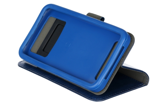 2Е Universal case, 4.5-5″ (140х70х10 мм), ECO LEATHER, Navy