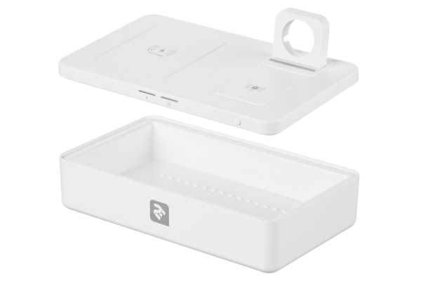 UV sterilizer box with wireless charger 2E UVSB010, Qi
