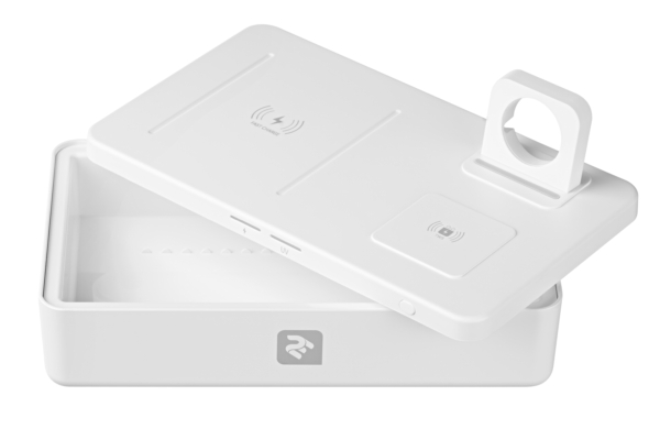 UV sterilizer box with wireless charger 2E UVSB010, Qi