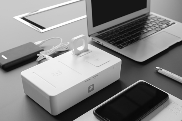 UV sterilizer box with wireless charger 2E UVSB010, Qi