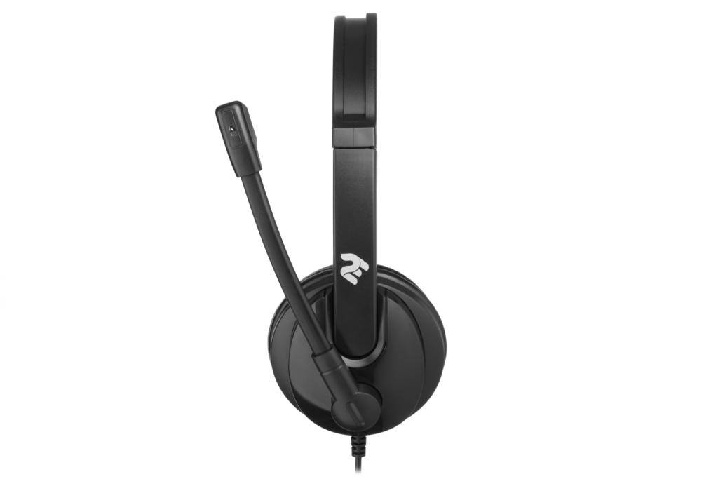 Гарнітура ПК стерео On-ear 2E CH12 mini-jack, omni-mic, 1.2м, чорний