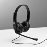 Гарнитура ПК стерео On-ear 2E CH12 mini-jack, omni-mic, 1.2м, черный