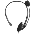 PC headset mono On-ear 2E CH11 USB, omni-mic, 2m, black