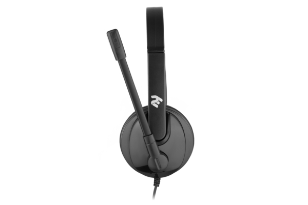 PC headset mono On-ear 2E CH12 mini-jack, omni-mic, 1.2m, black