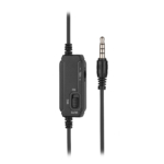 PC headset mono On-ear 2E CH12 mini-jack, omni-mic, 1.2m, black