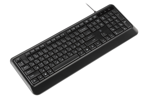 Клавіатура мембранна 2E KS130 105key, USB-A, EN/UK/RU, чорний