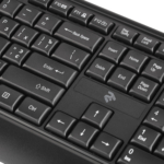 Клавіатура мембранна 2E KS130 105key, USB-A, EN/UK/RU, чорний