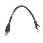 Патч-корд 2E САТ 5e, UTP, 0.20м, 26AWG, RJ45, 7/0.16, CCA, PVC, чорний