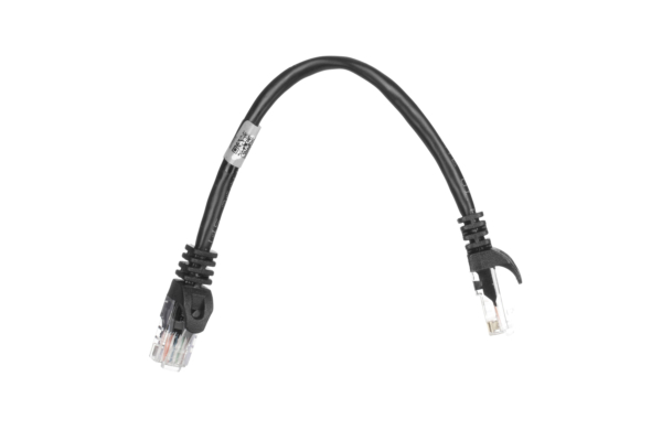 Патч-корд 2E САТ 5e, UTP, 0.20м, 26AWG, RJ45, 7/0.16, CCA, PVC, чорний