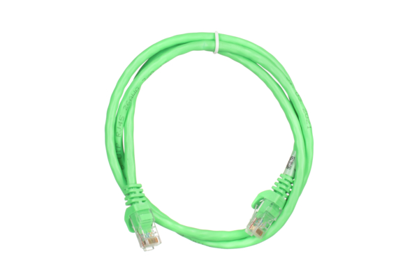 Патч-корд 2E САТ 6, UTP, 1м, 26AWG, RJ45, 7/0.16, Cu, PVC, зеленый