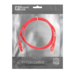 Patch Cable 2E Cat 6,UTP,RJ45, 26AWG ,7/0.16 Cu, 1.00 m, PVC,Red
