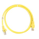 Patch Cable 2E Cat 5e,UTP,RJ45, 26AWG ,7/0.16 CCA, 1.00 m, PVC,Yellow