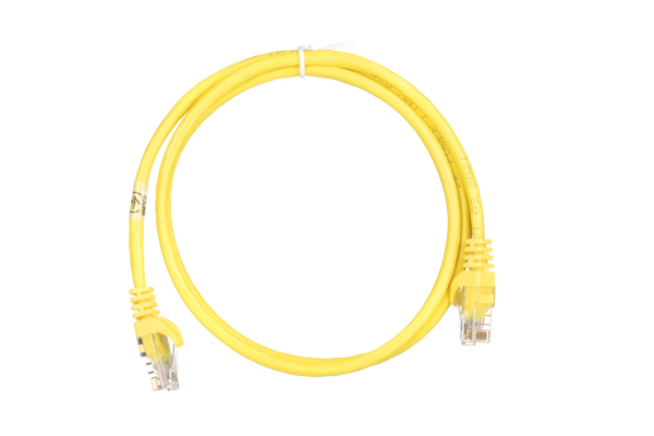 Patch Cable 2E Cat 5e,UTP,RJ45, 26AWG ,7/0.16 CCA, 1.00 m, PVC,Yellow
