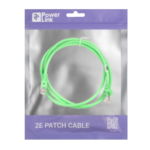 Патч-корд 2E САТ 5e, UTP, 1.50м, 26AWG, RJ45, 7/0.16, CCA, PVC, зелений