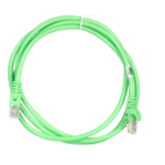 Патч-корд 2E САТ 5e, UTP, 1.50м, 26AWG, RJ45, 7/0.16, CCA, PVC, зелений