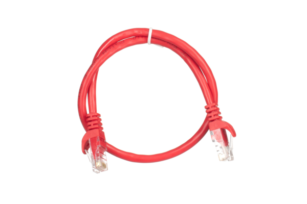 Патч-корд 2E САТ 6, UTP, 0.50м, 26AWG, RJ45, 7/0.16, Cu, PVC, червоний