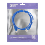 Патч-корд 2E САТ 5e, UTP, 1м, 26AWG, RJ45, 7/0.16, Cu, PVC, синий