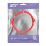 Патч-корд 2E САТ 5e, UTP, 1м, 26AWG, RJ45, 7/0.16, Cu, PVC, червоний
