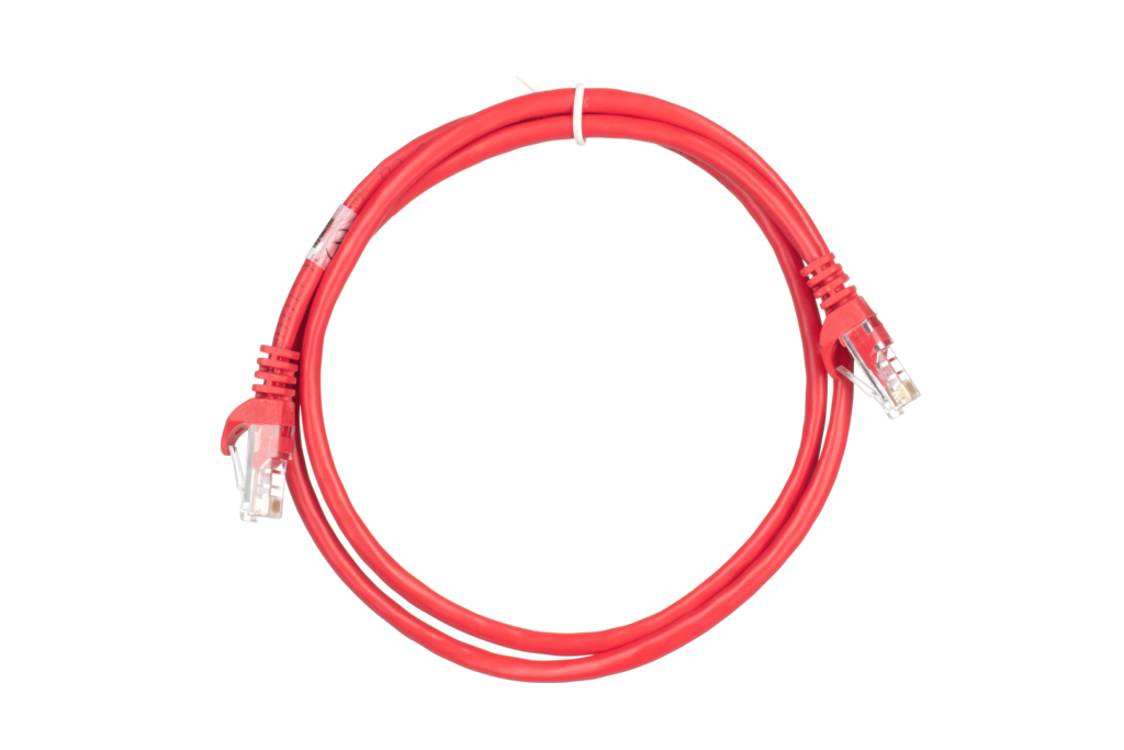 Patch Cable 2E Cat 5e,UTP,RJ45, 26AWG ,7/0.16 Cu, 1.00 m, PVC,Red