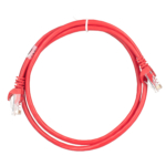 Патч-корд 2E САТ 5e, UTP, 1м, 26AWG, RJ45, 7/0.16, Cu, PVC, червоний